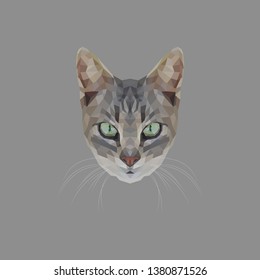 Cat Low Poly Art work