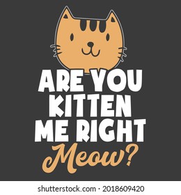 cat maine coon kidding kitten meow pussycat wo wide neck vector design illustration print poster