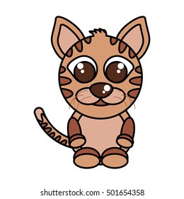 cat mascot cartoon isolated icon vector illustration design