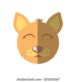 cat mascot cartoon isolated icon vector illustration design