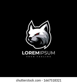 CAT MASCOT LOGO VECTOR PREMIUM