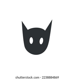 cat mask, simply cat icon. vector cat icon