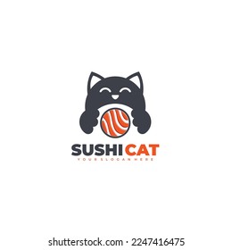 cat meat logo template icon design illustration icon