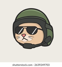 Cat Meme Sticker Vector Cute Illustration