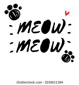 cat meow lover best unisex wo one design vector illustration for use in design and print poster canvas