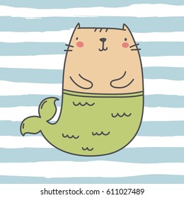 Cat Mermaid 