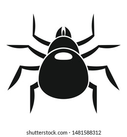 Cat mite icon. Simple illustration of cat mite vector icon for web design isolated on white background