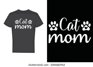 
Katzen Mutter, Katzen liebt Mutter, Mama Lieblingskatze, Mama, Mama, Mama's Geschenk, Katzenliebhaber Mutter T-Shirt Design