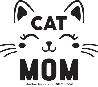 cat mom design. very nice design. 