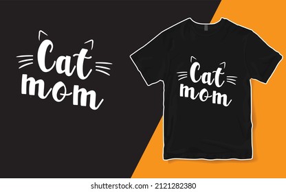 Cat Mom Mother's Day Tshirt