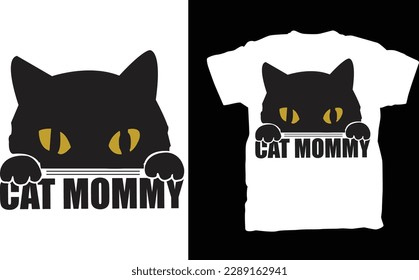 Cat Mom Shirt, Cat Mommy Shirt, Cat Shirt, Cat Lover, Muttertagsgeschenk für Mutter, CatLover Geschenk, CatShirt, CatMama T-Shirt, CatMama T-Shirt