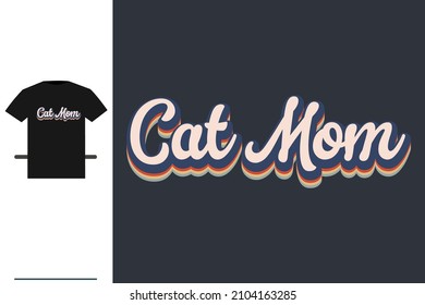 Cat-Mama-T-Shirt-Design