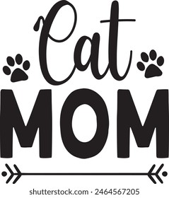 Cat mom t shirt design bundle