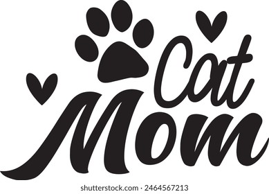 Cat mom t shirt design bundle