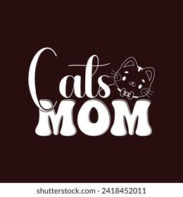 Cat Mom T-Shirt Designs high-quality, unique designs for men and women new favorite Cat pet Lover t-shirt today!