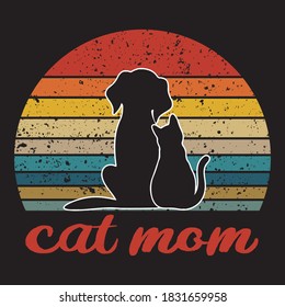 Cat Mom T-shirt - Cat Lover - Cat Mom