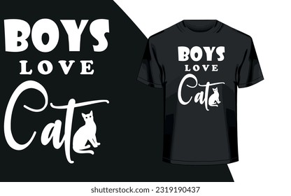 Cat mom typography t-shirt design.