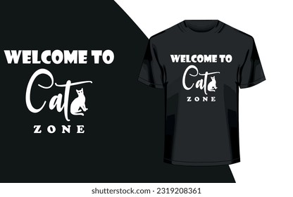 Cat mom typography t-shirt design.