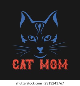 CAT MOM  Vintage