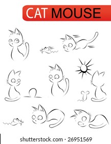 cat and mouse - set