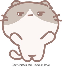 The cat name is salmob