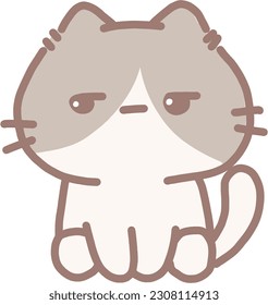 The cat name is salmob