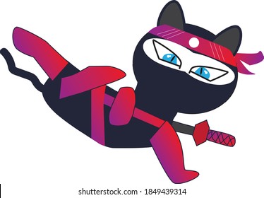 cat ninja modern electronic dance