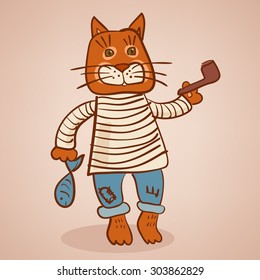 Cat old seaman