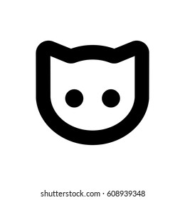 Cat outline icon