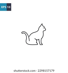Rahmensymbol für Katzen Vektorgrafik