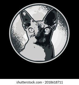 cat cat owner cat owner meow kittens purr art hrow design vector illustration for use in design and print poster canvas