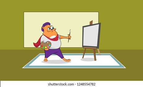 Cat painting