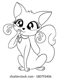 cat painting