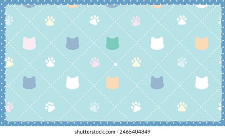 Cat Pattern Argyle Backgrounds Web graphics