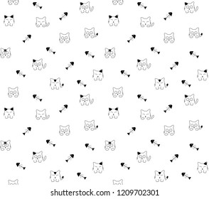 cat pattern background