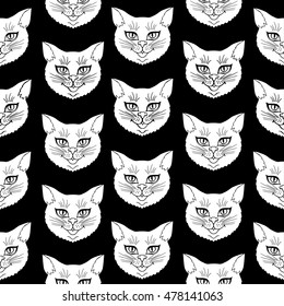 tumblr cat pattern background