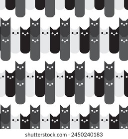  cat pattern seamless. pet background. baby fabric texture