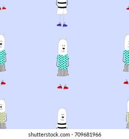 cat pattern vector illustration 