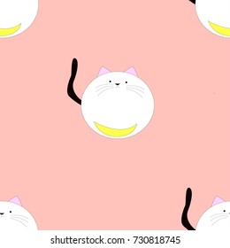 cat pattern vector illustration 