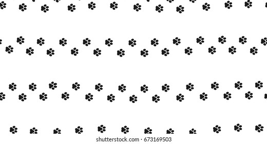 Cat paw Dog Paw walking Seamless Pattern wallpaper background