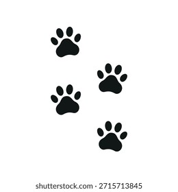Cat Paw Icon Vector Collection