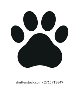 Colección de Vector de icono de pata de gato