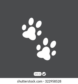 Cat paw print 
