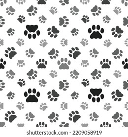 Cat Paw Print  Clipart Of Animal Footprints Seamless Patterns Pawprint Wallpaper