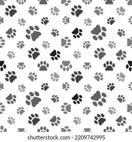 Cat Paw Print  Clipart Of Animal Footprints Seamless Patterns Pawprint Wallpaper