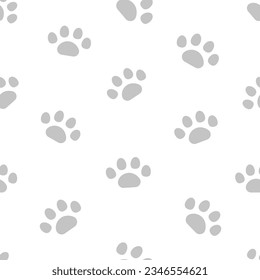 Cat paw seamless pattern background for wallpaper, poster, wrapping, backdrop