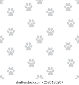 Cat Paw Seamless Pattern wallpaper background Vector.
