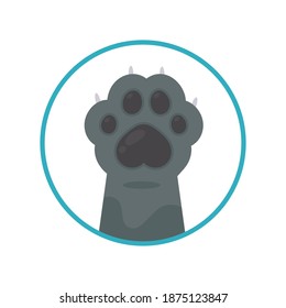 Cat paw set Different species Cute kitten hand designs isolated from background.
