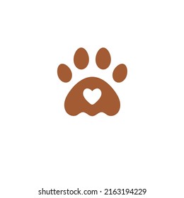 a cat paw vector illustration image
