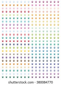 Cat Paws  Colorful Minimalistic printable planner stickers for all kind of planners ,notebooks,scrapbooks,school,paper,agendas,fabric etc.